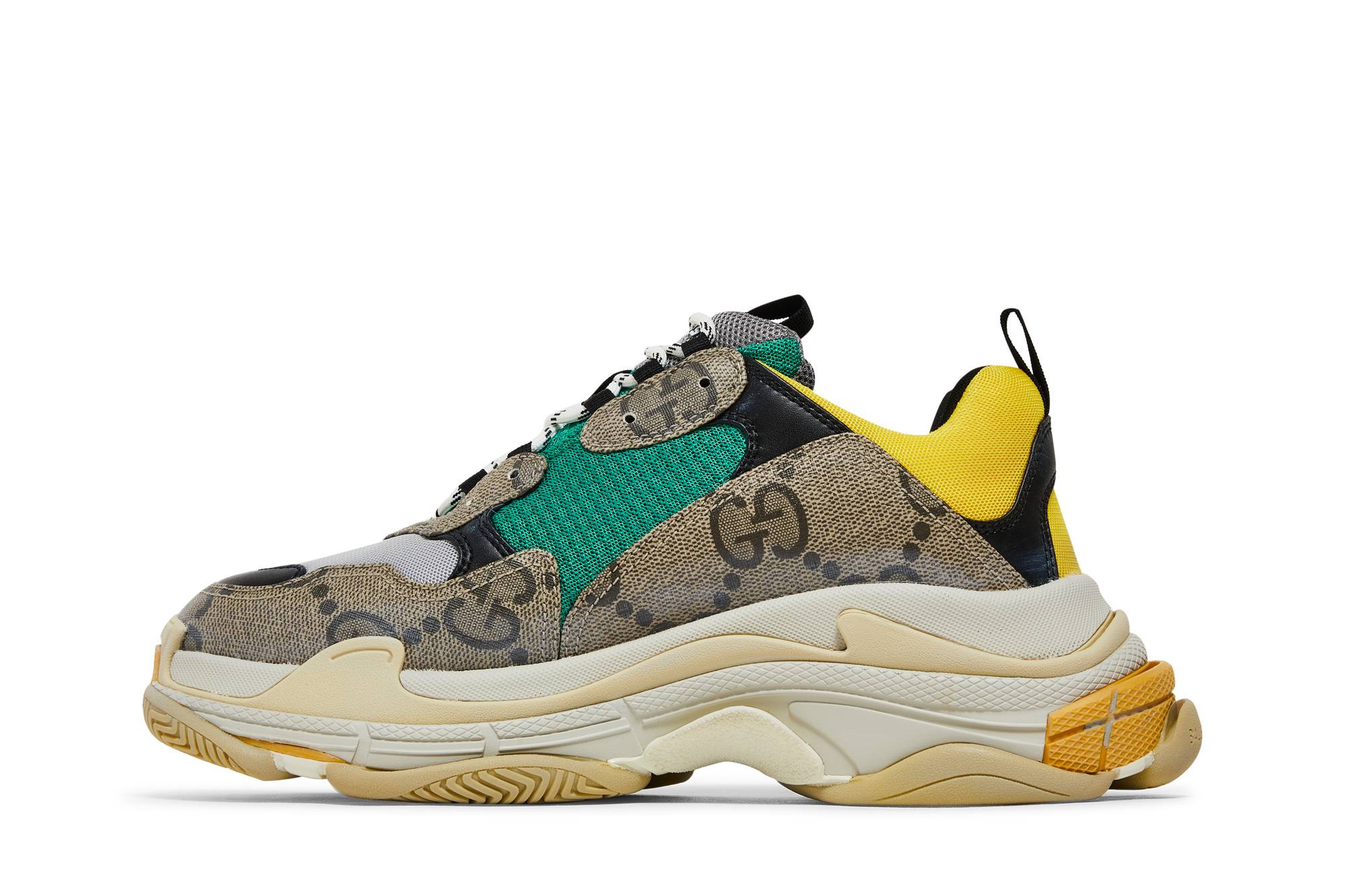 Lookbook Gucci x Balenciaga Triple S 'The Hacker Project - Beige Amarillo' 681067-UMO20-9766
