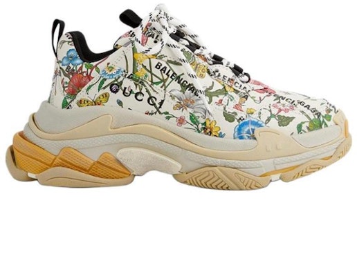 Gucci x Balenciaga 三重厚底運動鞋 'The Hacker Project - 花卉' 681068-UL110-8461 Order Gucci x Balenciaga 三重厚底運動鞋 'The Hacker Project - 花卉' 681068-UL110-8461