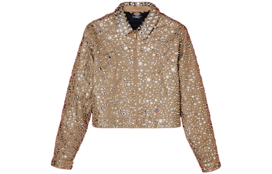 Gucci Dickies SS23 Beaded Zipper Jacket Unisex - Beige 747146XVIAA0903