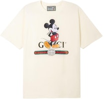 Gucci x Disney 2020 F/W Mickey Print Loose Tee Unisex Off-White T-Shirt 565806-XJB66-9756 Gucci x Disney 2020 F/W Mickey Print Loose Tee Unisex Off-White T-Shirt 565806-XJB66-9756