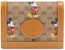 Gucci x Disney Card Case Wallet Mini GG Supreme Mickey Mouse Beige
