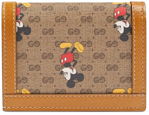 Gucci x Disney Card Case Wallet Mini GG Supreme Mickey Mouse Beige Order Gucci x Disney Card Case Wallet Mini GG Supreme Mickey Mouse Beige