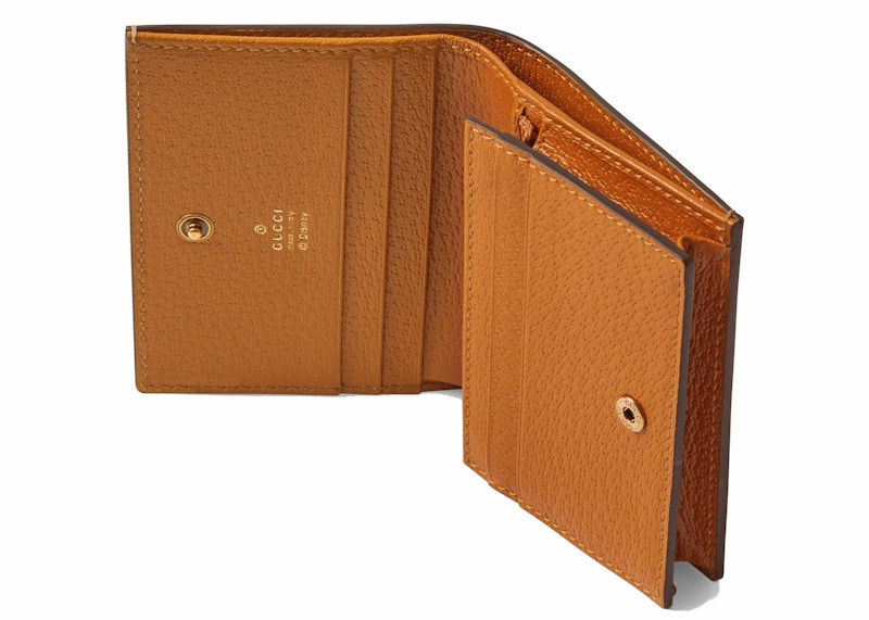 Lookbook Gucci x 迪士尼米奇米妮 GG Supreme 卡包钱包米色