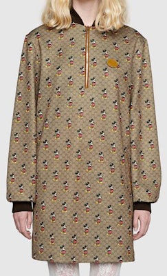 GUCCI x Disney Kolaborasi Gaun Mickey Mouse Cokelat. 609952-XJB64-2100 Lookbook GUCCI x Disney Kolaborasi Gaun Mickey Mouse Cokelat. 609952-XJB64-2100