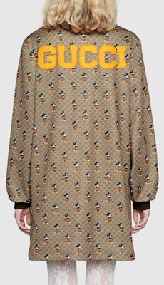 GUCCI x Disney Kolaborasi Gaun Mickey Mouse Cokelat. 609952-XJB64-2100 Shop GUCCI x Disney Kolaborasi Gaun Mickey Mouse Cokelat. 609952-XJB64-2100