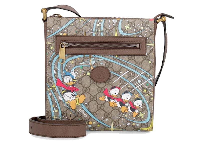 Gucci x Disney GG Supreme Messenger Bag With Logo Multicolor