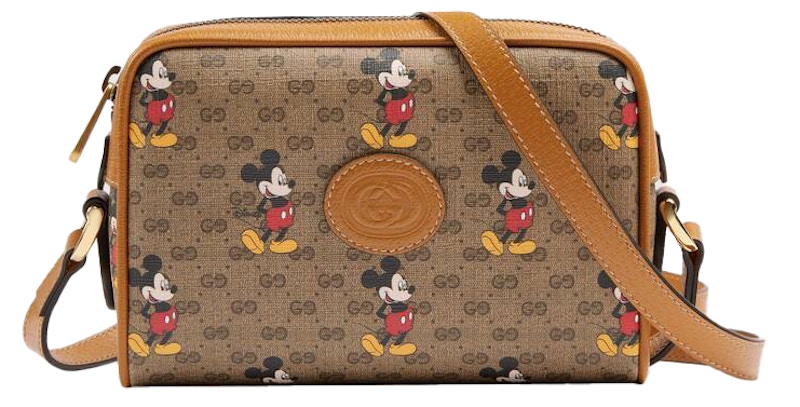 Gucci x Disney GG Supreme Shoulder Bag Beige