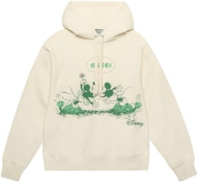 Gucci x Disney Mickey Minnie Logo Print Crewneck Sweatshirt Off White 604218-XJB7A-9901 Gucci x Disney Mickey Minnie Logo Print Crewneck Sweatshirt Off White 604218-XJB7A-9901