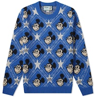 Gucci x Disney Mickey Mouse Blue Wool Crewneck Sweater Edition 601563-XKA57-4318 Gucci x Disney Mickey Mouse Blue Wool Crewneck Sweater Edition 601563-XKA57-4318