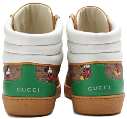 Sepatu Gucci x Disney Mickey Mouse GG 'Coklat Kuning' 603698-HWU70-8485 Shop Sepatu Gucci x Disney Mickey Mouse GG 'Coklat Kuning' 603698-HWU70-8485