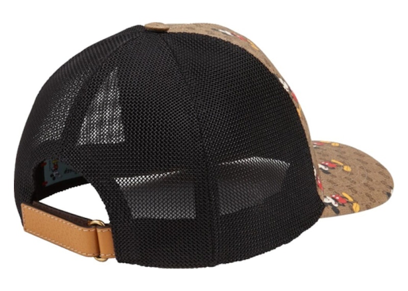 Order Gucci x Disney Gorra Trucker Ratón Mickey GG Canvas Marrón