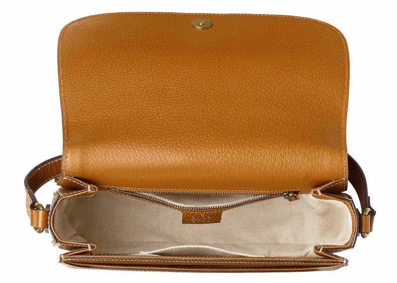 Lookbook Gucci x Disney Beg Bahu Mini GG Supreme Mickey Mouse Kecil Coklat Beige