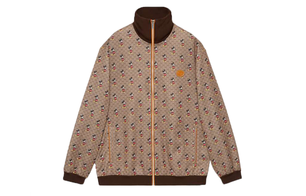 Gucci x Disney SS20 Brown Mickey All-Over Print Jacket Unisex 604210-XJB64-2100