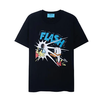 Gucci Disney SS21 Donald Duck Print Black T-Shirt 548334-XJDAF-1082