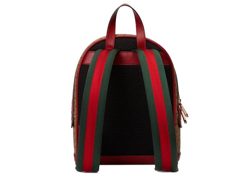 Order Gucci x 哆啦A梦 小号双肩包 栗褐色/米色