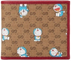 Gucci x Doraemon Bi-fold Wallet Ebony/Beige Gucci x Doraemon Bi-fold Wallet Ebony/Beige