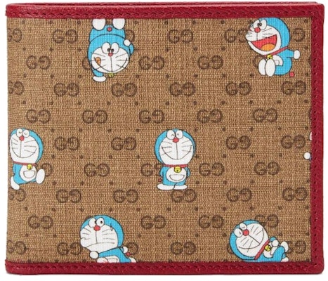 Billetera plegable Gucci x Doraemon Ébano/Beige Buy Billetera plegable Gucci x Doraemon Ébano/Beige