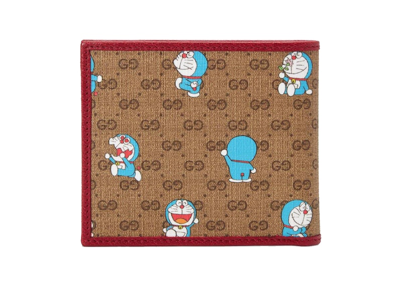 Order Dompet Lipat Gucci x Doraemon Ebony/Beige