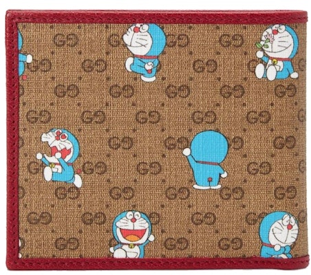 Billetera plegable Gucci x Doraemon Ébano/Beige Order Billetera plegable Gucci x Doraemon Ébano/Beige