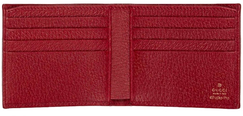 Billetera plegable Gucci x Doraemon Ébano/Beige Lookbook Billetera plegable Gucci x Doraemon Ébano/Beige