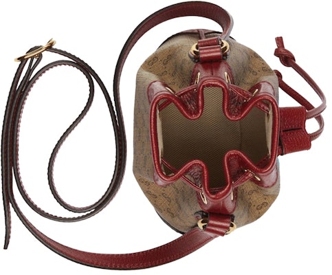 Gucci x Doraemon Bucket Bag Mini Ebony/Beige Lookbook Gucci x Doraemon Bucket Bag Mini Ebony/Beige