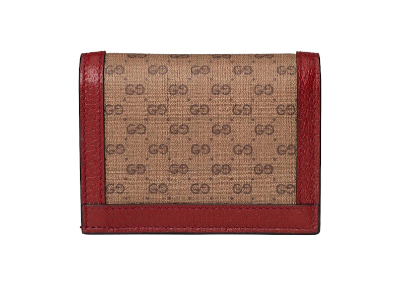 Order Gucci x 哆啦A梦卡包 米色/红色