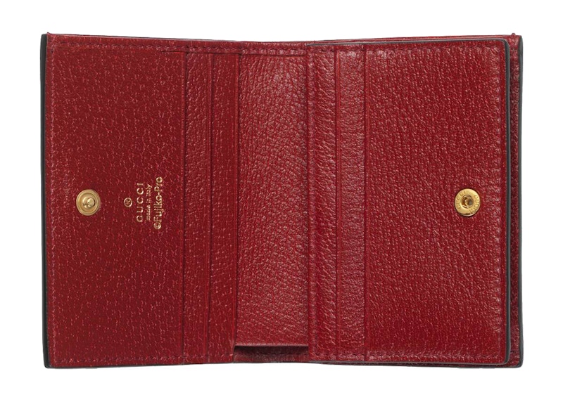 Lookbook Gucci x 哆啦A梦卡包 米色/红色