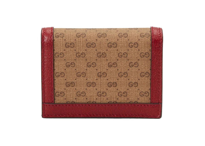 Order Gucci x Doraemon Sarung Kad Ebony/Beige