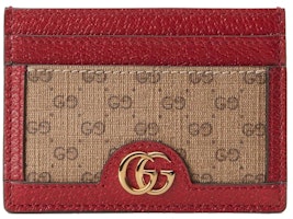 Gucci x Doraemon Card Case Ebony/Red Gucci x Doraemon Card Case Ebony/Red