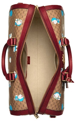 Bolso Duffle Mediano Gucci x Doraemon Ebony/Beige Lookbook Bolso Duffle Mediano Gucci x Doraemon Ebony/Beige
