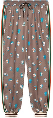 Gucci x 哆啦A夢 GG 米色針織休閒慢跑褲 654941-XJDEX-2138 Buy Gucci x 哆啦A夢 GG 米色針織休閒慢跑褲 654941-XJDEX-2138