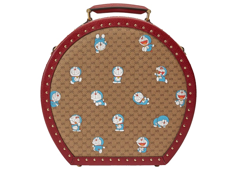 Order Topi Gucci x Doraemon Kecil Ebony/Beige