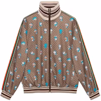 GUCCI x Doraemon SS21 Full-Print Zip-Up Jacket Beige Menswear 654938-XJDEX-2138 GUCCI x Doraemon SS21 Full-Print Zip-Up Jacket Beige Menswear 654938-XJDEX-2138