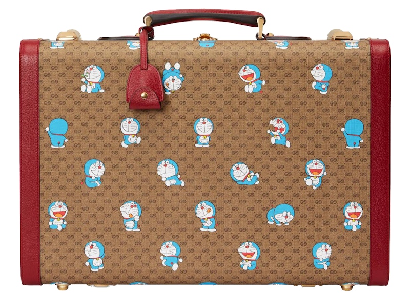 Gucci x Doraemon Suitcase Medium Ebony/Beige