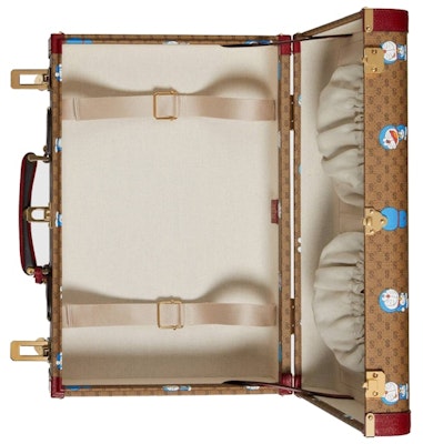 Maleta Mediana Gucci x Doraemon Ébano/Beige Lookbook Maleta Mediana Gucci x Doraemon Ébano/Beige