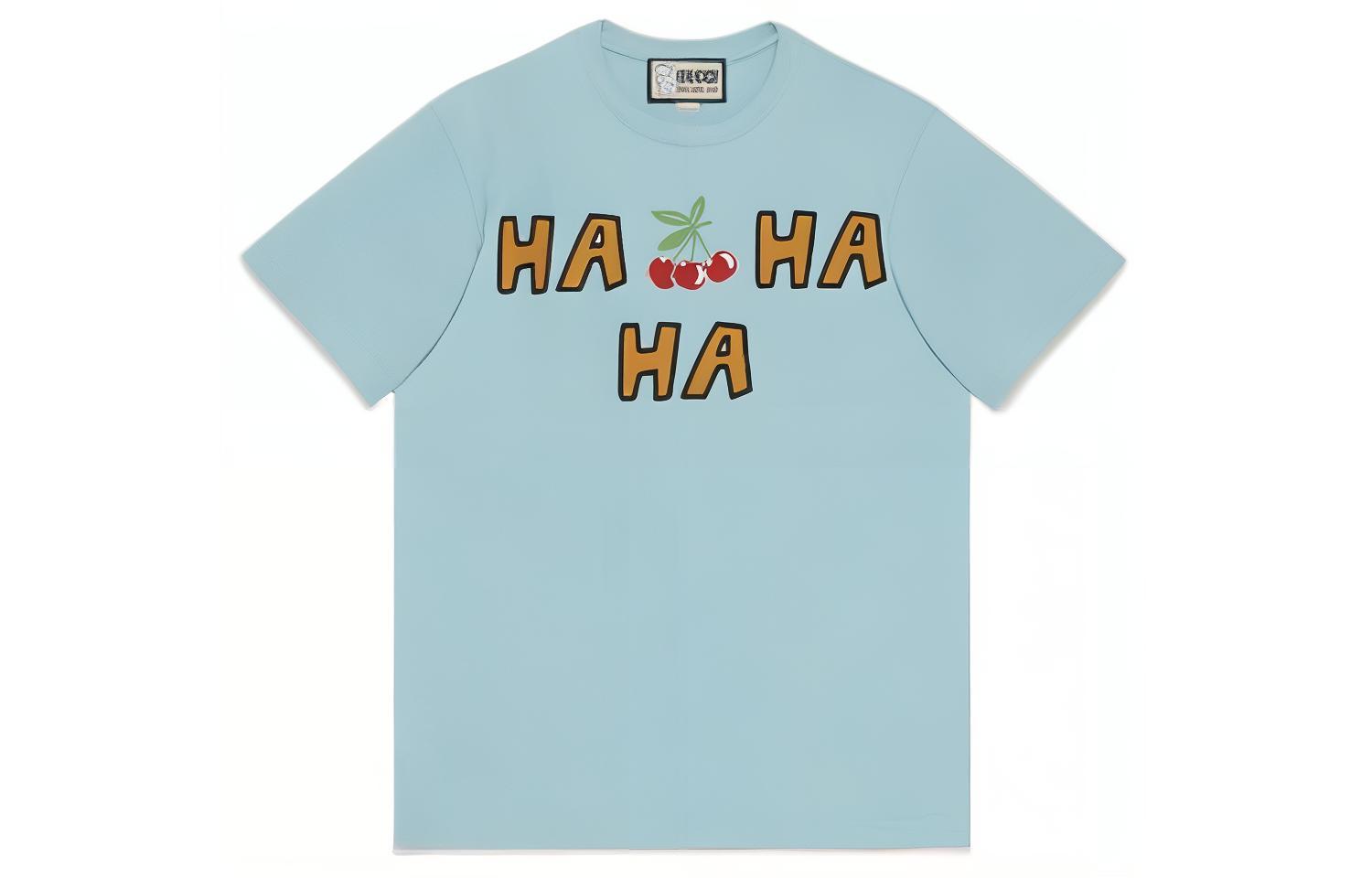 Gucci x Harry Styles Logo Print Blue T-Shirt Unisex FW22 548334-XJE4U-4673