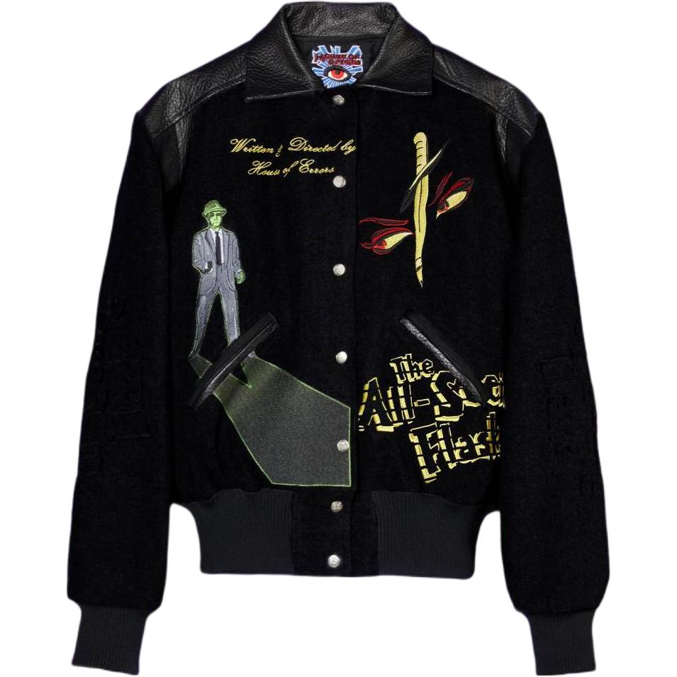 Gucci House of Errors SS23 Cartoon Embroidered Jacket Black 748742-XVBAB-0150