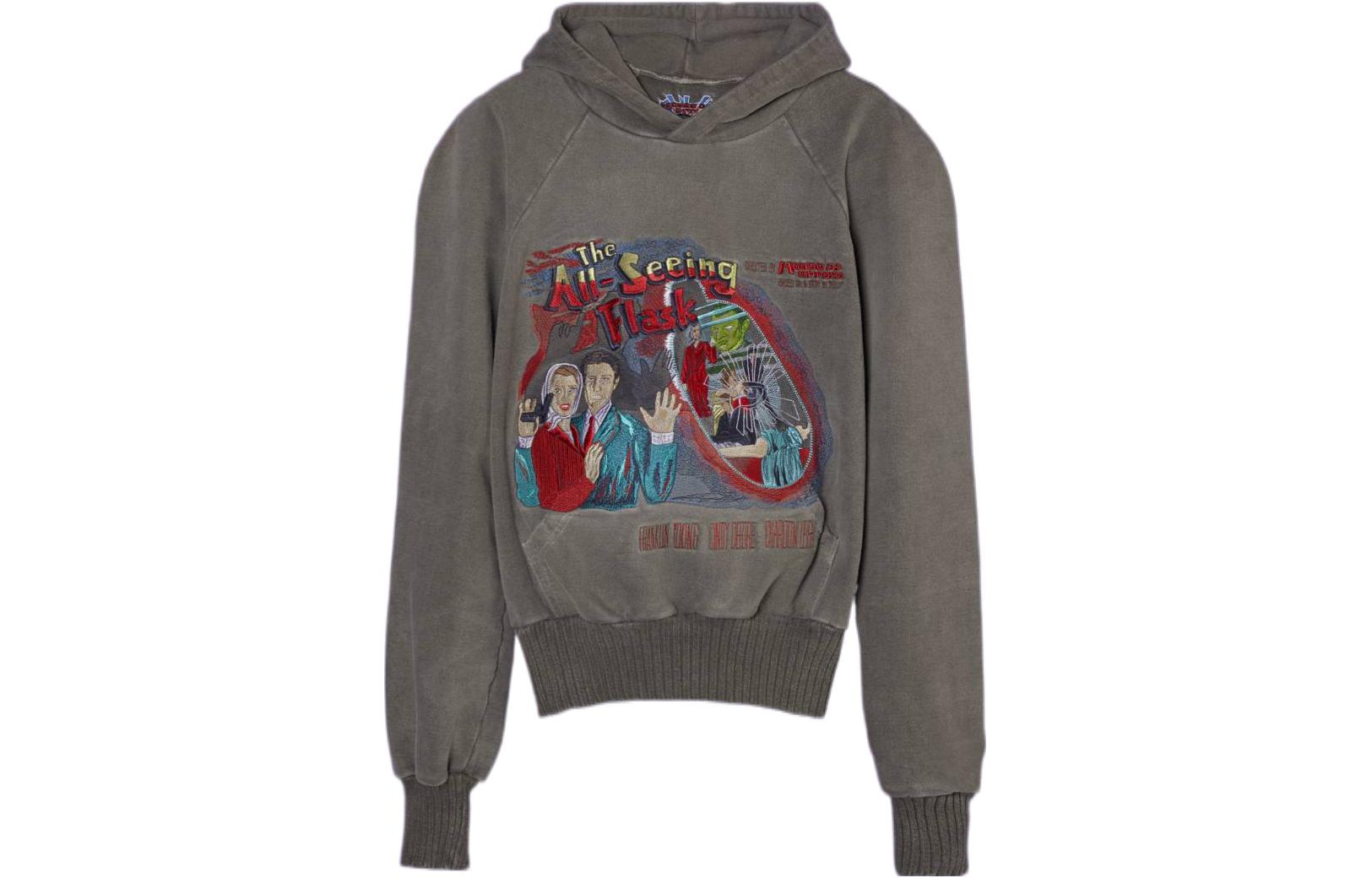 Gucci House of Errors SS23 Graphic Print Hoodie Black/Grey for Men 748737-XVDAB-0150