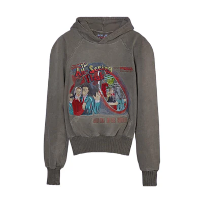 Gucci House of Errors SS23 Graphic Print Hoodie Black/Grey for Men 748737-XVDAB-0150