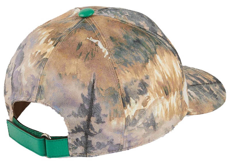 Lookbook 구찌 x 노스페이스 야구 모자 숲 프린트