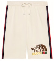 Gucci x The North Face Collab Ivory Cotton Shorts for Men 651727-XJDIP-9756 Gucci x The North Face Collab Ivory Cotton Shorts for Men 651727-XJDIP-9756