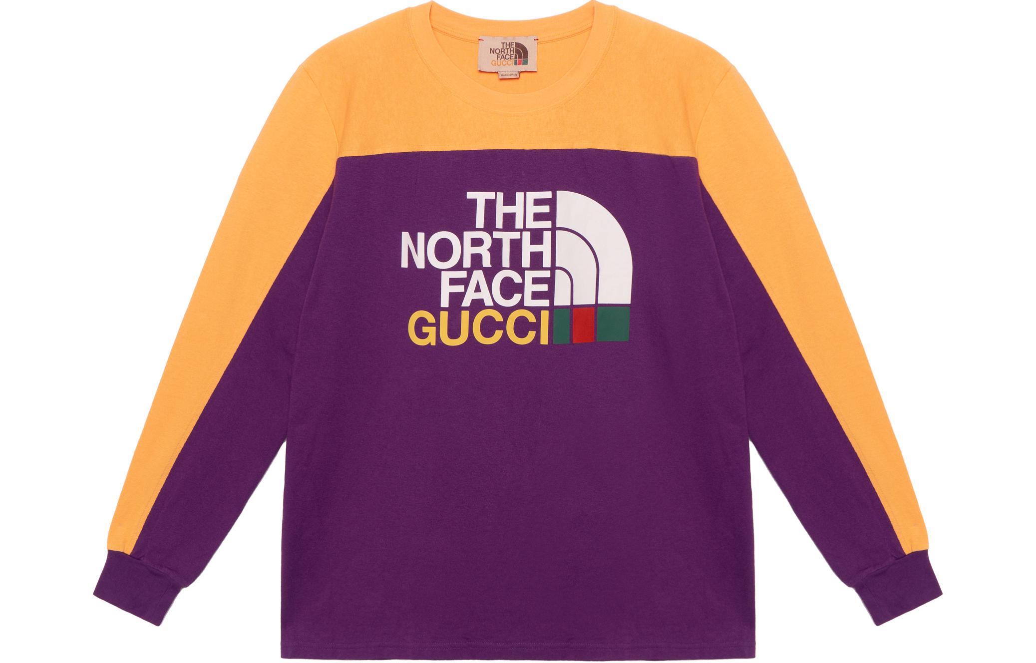 Gucci x The North Face Colorblock Logo T-Shirt Yellow 671439-XJDRA-5481