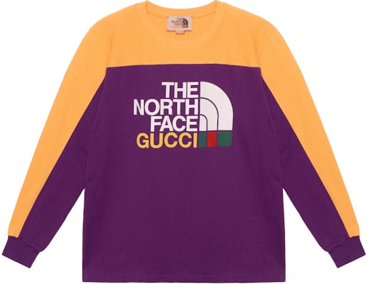 Gucci x The North Face Colorblock Logo T-Shirt Yellow 671439-XJDRA-5481 Buy Gucci x The North Face Colorblock Logo T-Shirt Yellow 671439-XJDRA-5481