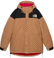 Gucci x The North Face FW21 Logo Brown Unisex Hooded Puffer Jacket 670769-Z8APW-2190 Gucci x The North Face FW21 Logo Brown Unisex Hooded Puffer Jacket 670769-Z8APW-2190