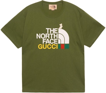 Gucci x The North Face FW21 綠色徽標短袖T恤 616036-XJDRD-3450 Buy Gucci x The North Face FW21 綠色徽標短袖T恤 616036-XJDRD-3450