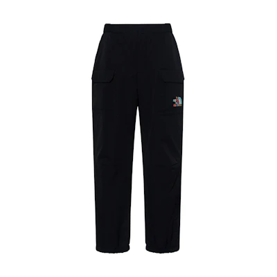 GUCCI TNF FW22 Black Logo Embroidered Casual Pants. 671468 ZAIAO 1000