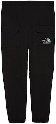 GUCCI x The North Face FW22 黑色标志刺绣休闲裤 671468 ZAIAO 1000 Order GUCCI x The North Face FW22 黑色标志刺绣休闲裤 671468 ZAIAO 1000