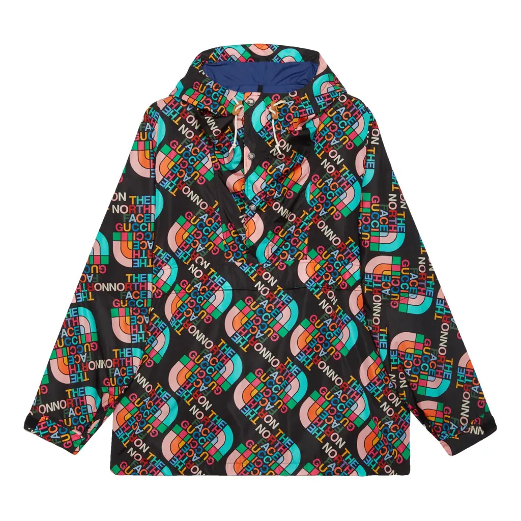 Gucci x The North Face FW22 Black All-over Print Hoodie Jacket Men 671467-ZAH9K-1478