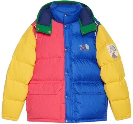 Gucci x The North Face FW22 Color Block Logo Down Jacket - Multicolor 670653-XAAEQ-3569 Buy Gucci x The North Face FW22 Color Block Logo Down Jacket - Multicolor 670653-XAAEQ-3569