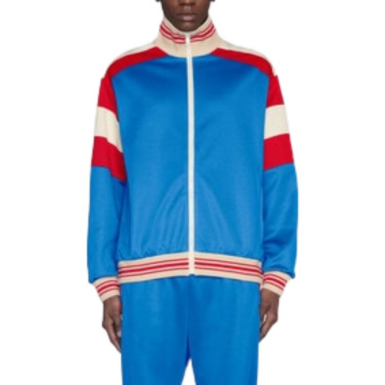 Purchase Gucci x The North Face FW22 拼色拉鍊外套 淺藍色 男裝 675541-XJDWW-4538